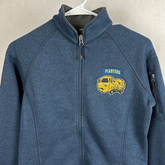 NEW Storm Creek Sweater Fleece Jacket Planters Peanuts NUTMobile Sz S Style 4625 - Picture 2 of 15